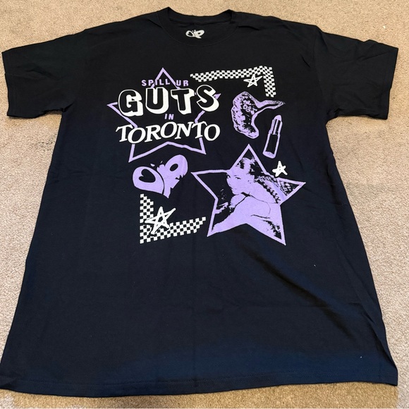 Olivia Rodrigo Tops - Olivia Rodrigo black tour tee